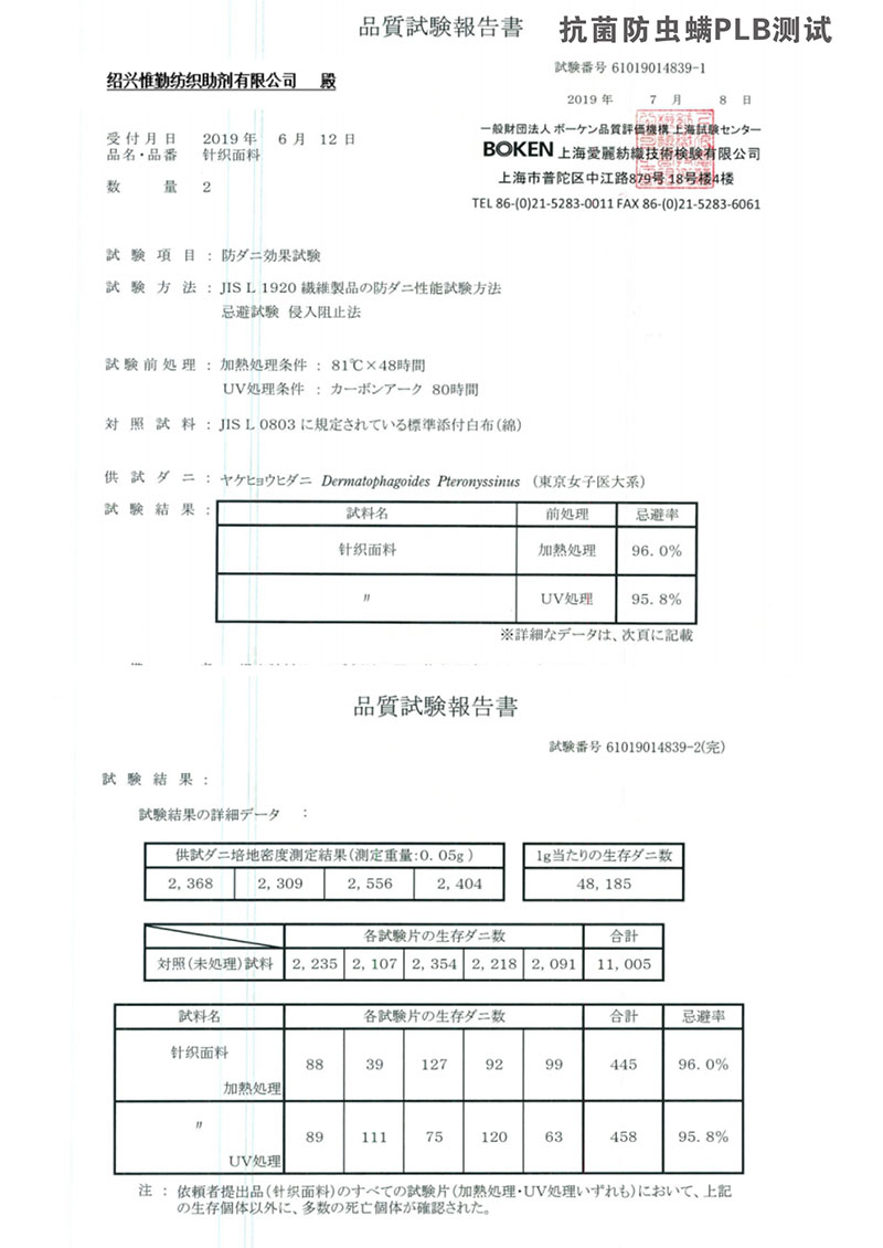 檢測報告